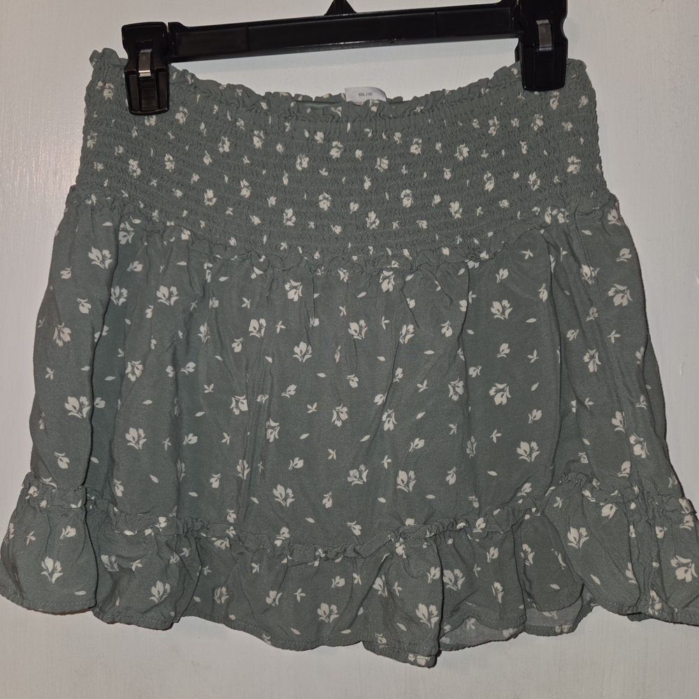 Wonder Nation Green Floral Skort #401